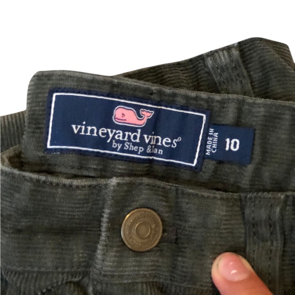 Vineyard Vines Boy Size 10 Tan, Green & Blue Corduroy Pants Bundle - Picture 3 of 5